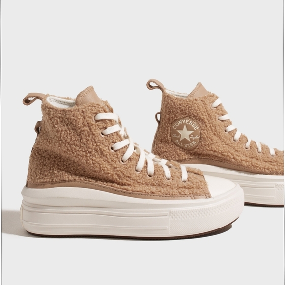 NEW Chuck Taylor All Star Move Platform Sherpa - Picture 1 of 9